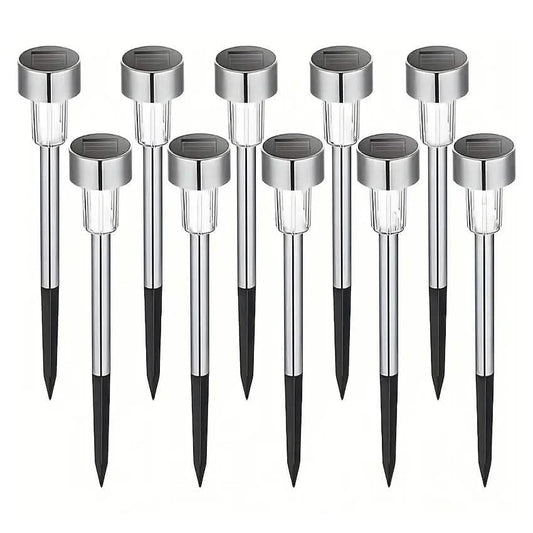 10-Pack: Outdoor Solar Lawn Light