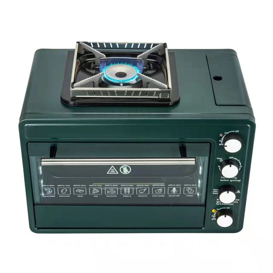 2-in-1 Gas Stove-Oven