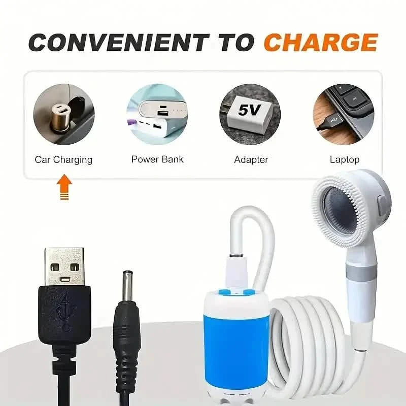 Rechargeable Outdoor Shower & Camping Bath