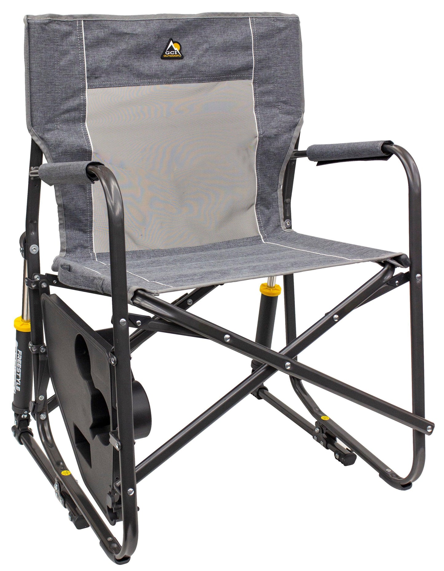 Folding Rocking Chair with Side Table