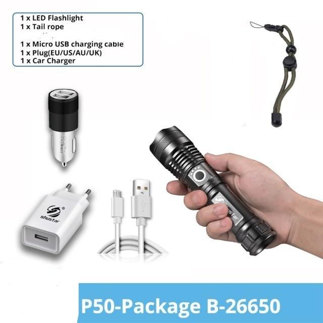 Waterproof, Super Bright, Zoomable Torch