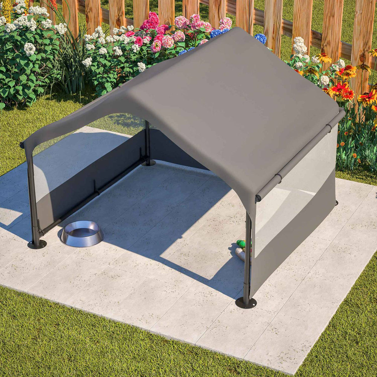 Dog House Tent 4x4x3ft with Mesh Windows