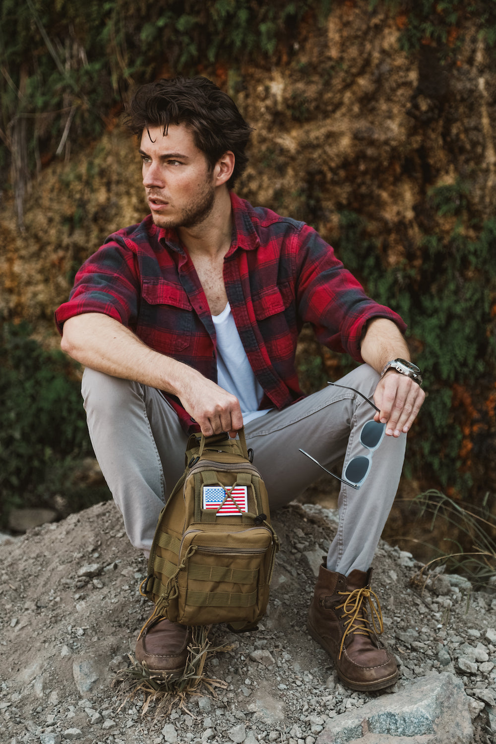 Tactical Sling Backpack - Shoulder Bag with Adjustable Strap