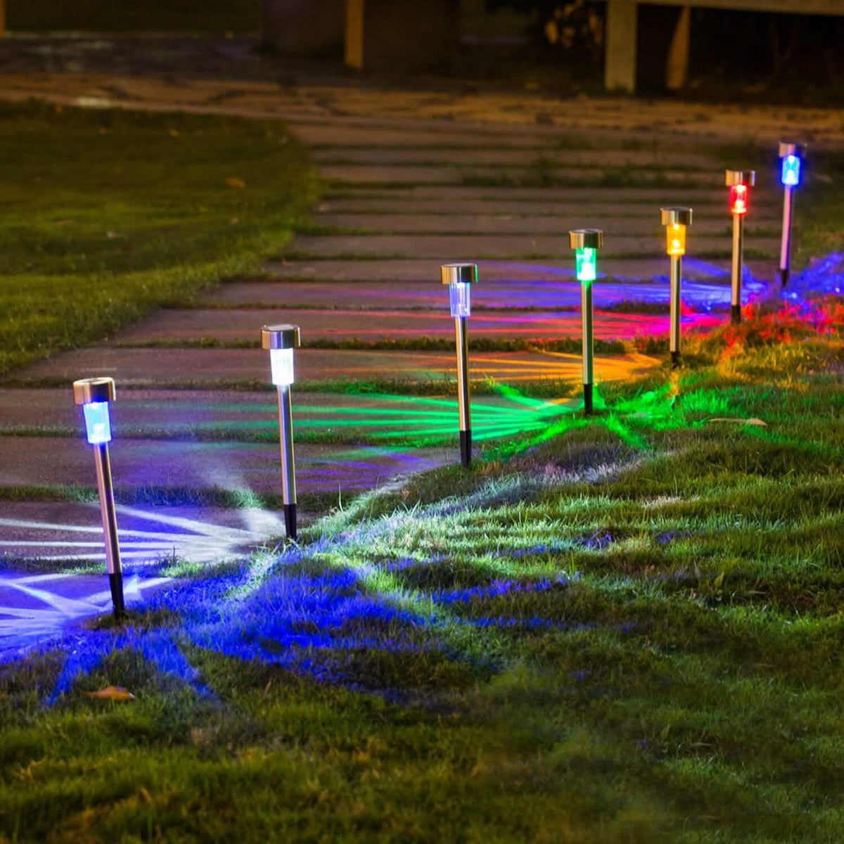 10-Pack: Outdoor Solar Lawn Light
