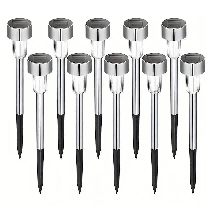 10-Pack: Outdoor Solar Lawn Light