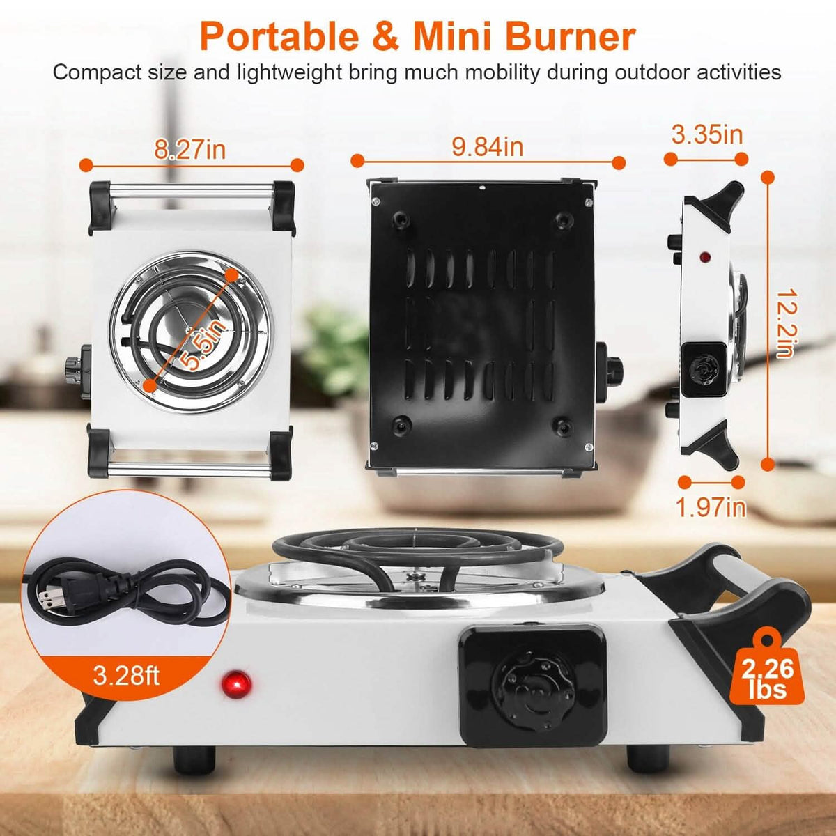 1000W Electric Hot Plate Stove