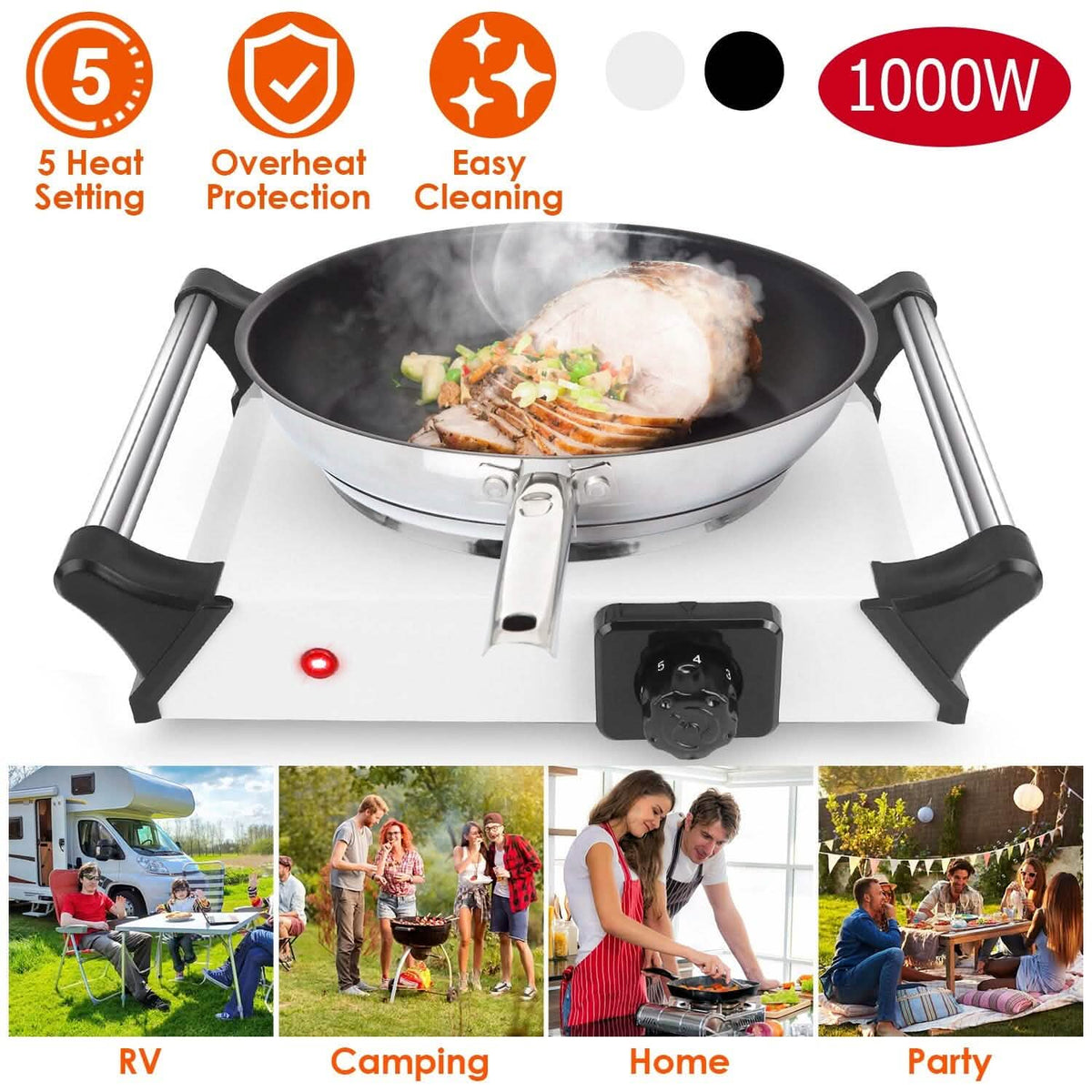 1000W Electric Hot Plate Stove