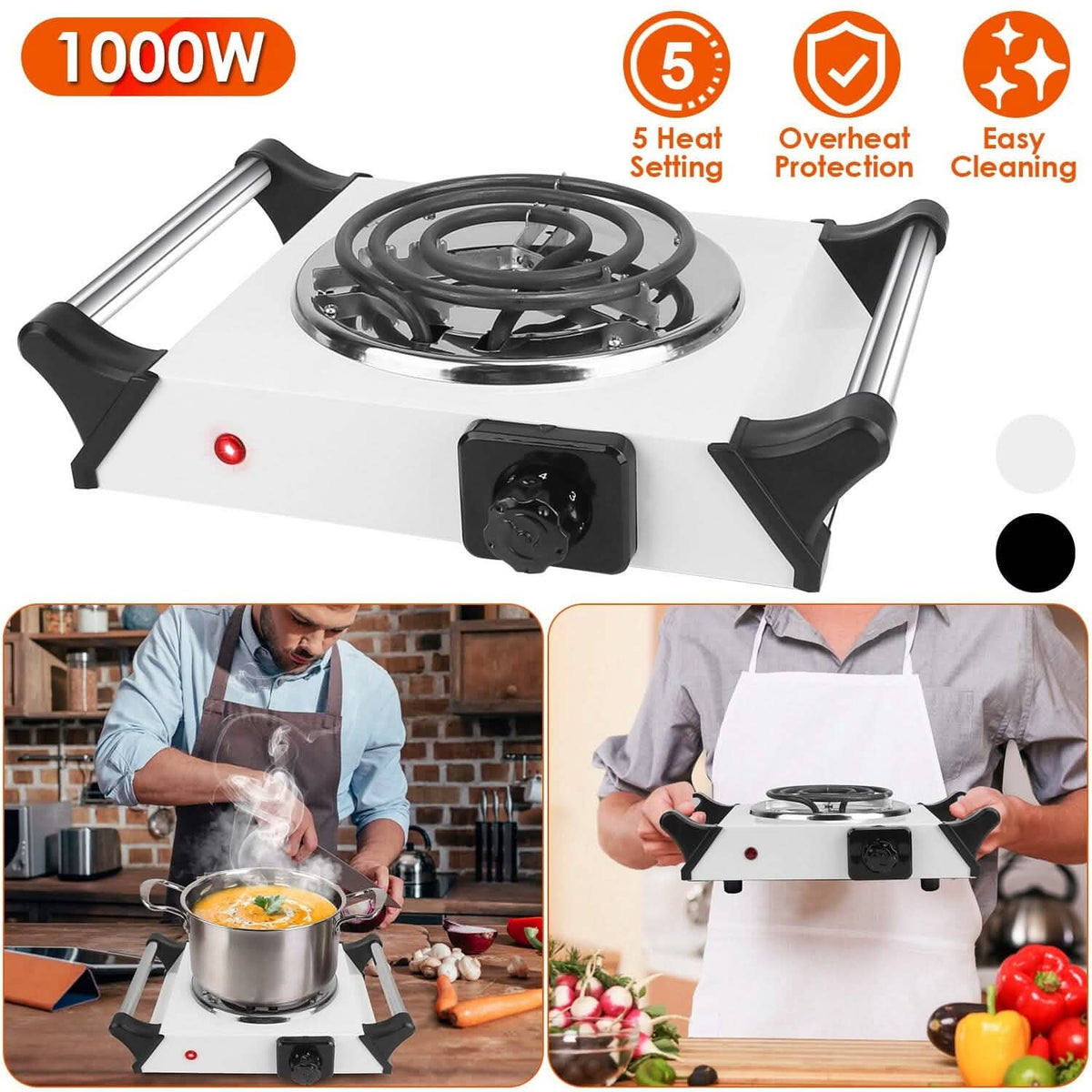 1000W Electric Hot Plate Stove