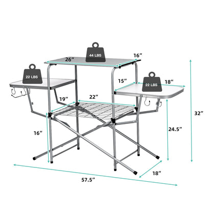 Foldable Table - Grilling Stand