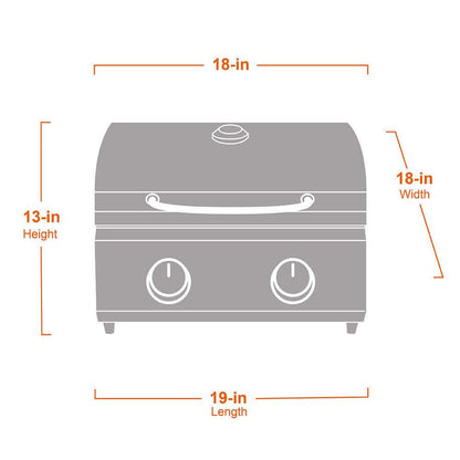 13742 | Stainless Tabletop Propane Grill