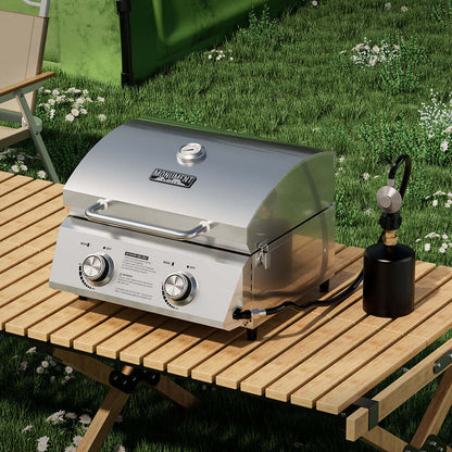 13742 | Stainless Tabletop Propane Grill