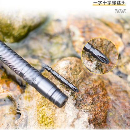 Folding telescopic tactical walking stick