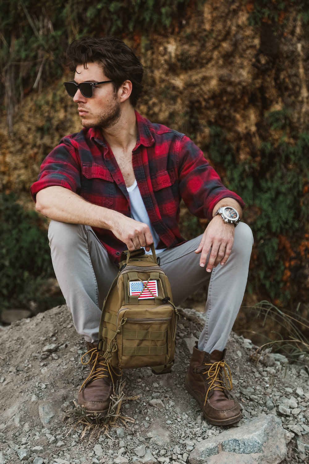 Tactical Sling Backpack - Shoulder Bag with Adjustable Strap