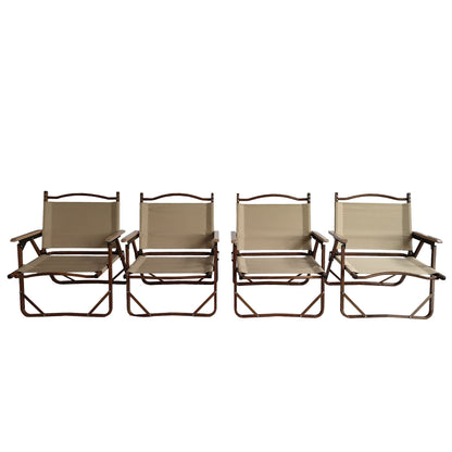 Comfy Chair With Armrests (Set of 4) - Brown