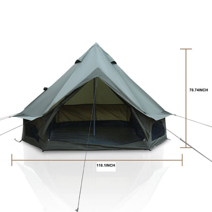 Oxford Bell Tent 13.1FT with Stove Jack