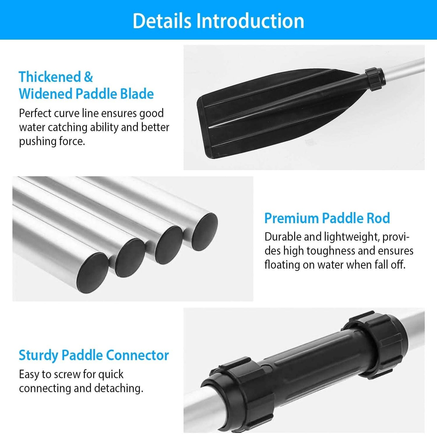 2-Pieces: Kayak Paddles