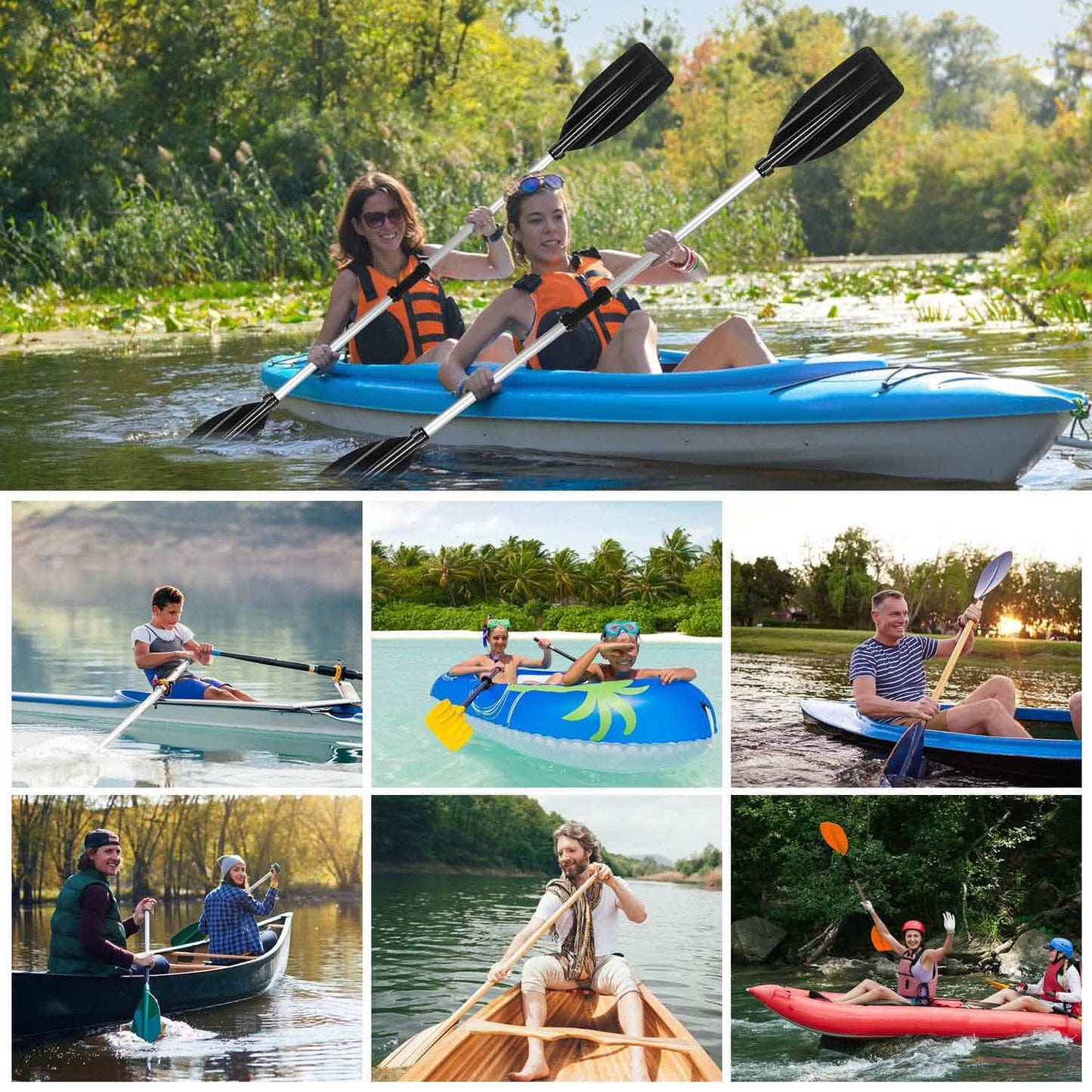2-Pieces: Kayak Paddles