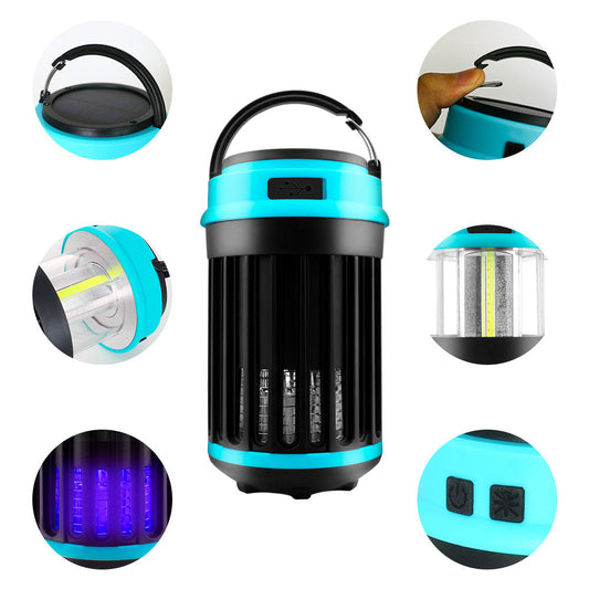 Solar LED Electric Shock Mosquito Killer Lamp