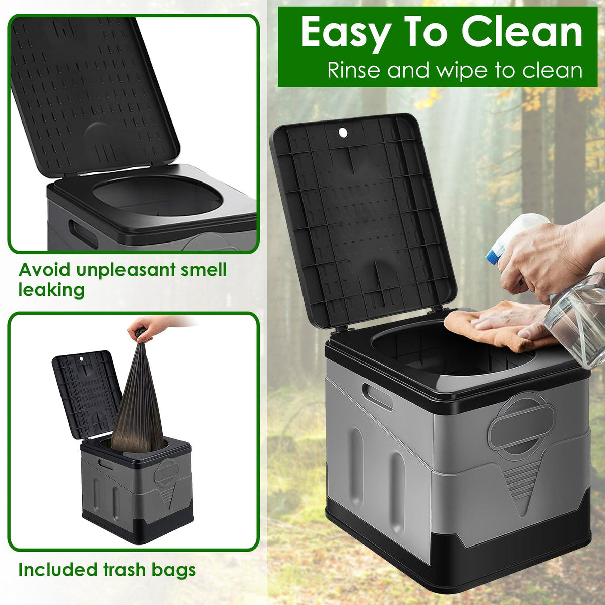 Portable Toilet  with Carry Bag