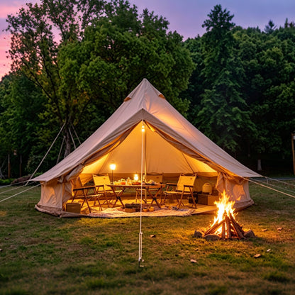 Oxford Bell Tent 13.1FT with Stove Jack