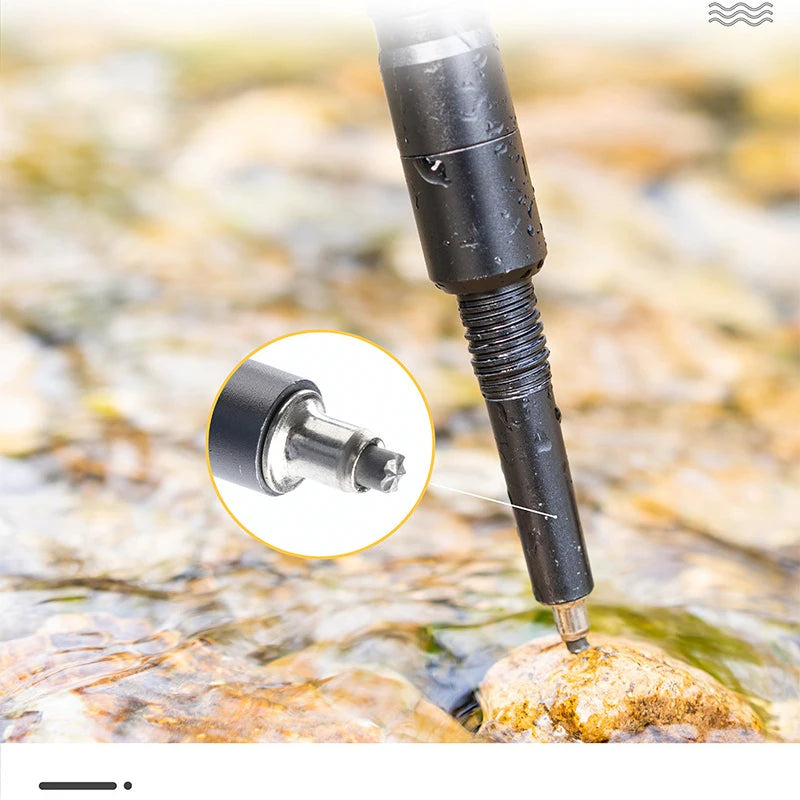 Folding telescopic tactical walking stick