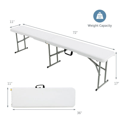 6`Wide bench with handle.