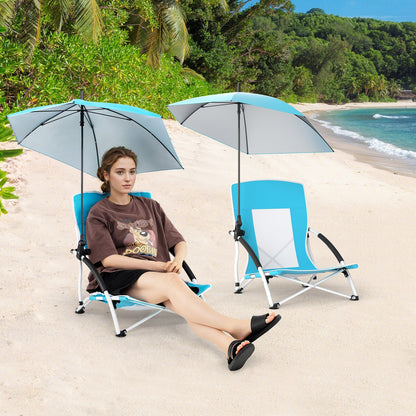 Umbrella Chair with Adjustable Parasol