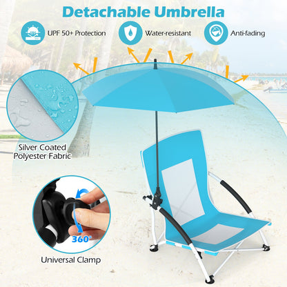 Umbrella Chair with Adjustable Parasol