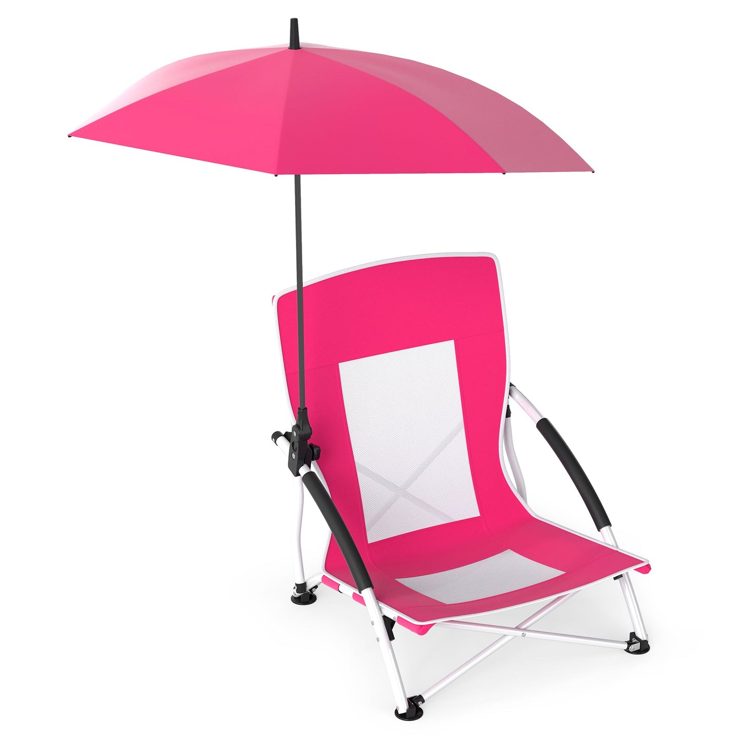 Umbrella Chair with Adjustable Parasol
