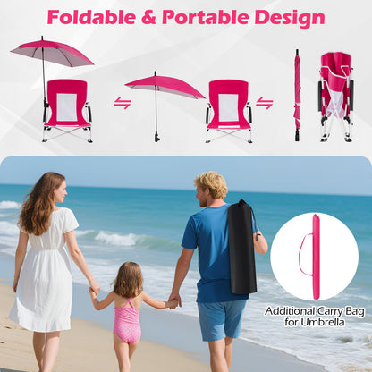 Umbrella Chair with Adjustable Parasol