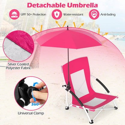Umbrella Chair with Adjustable Parasol