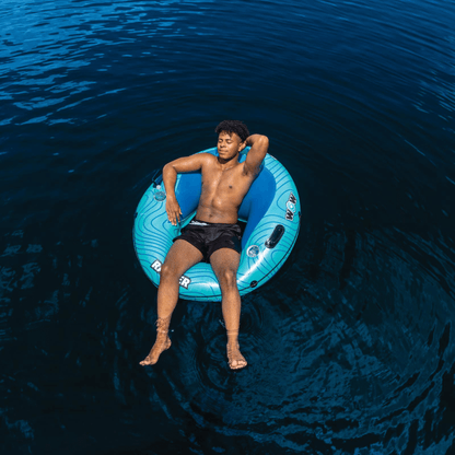 River Tube with Mesh Bottom, Cup Holder