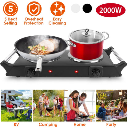 2000W Electric Dual Burner