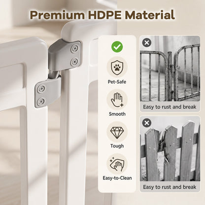 12-Panel 31.5" Height Indoor Outdoor Fence