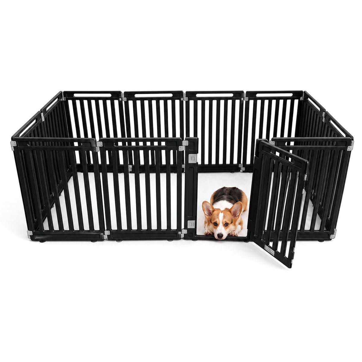 12-Panel 31.5" Height Indoor Outdoor Fence
