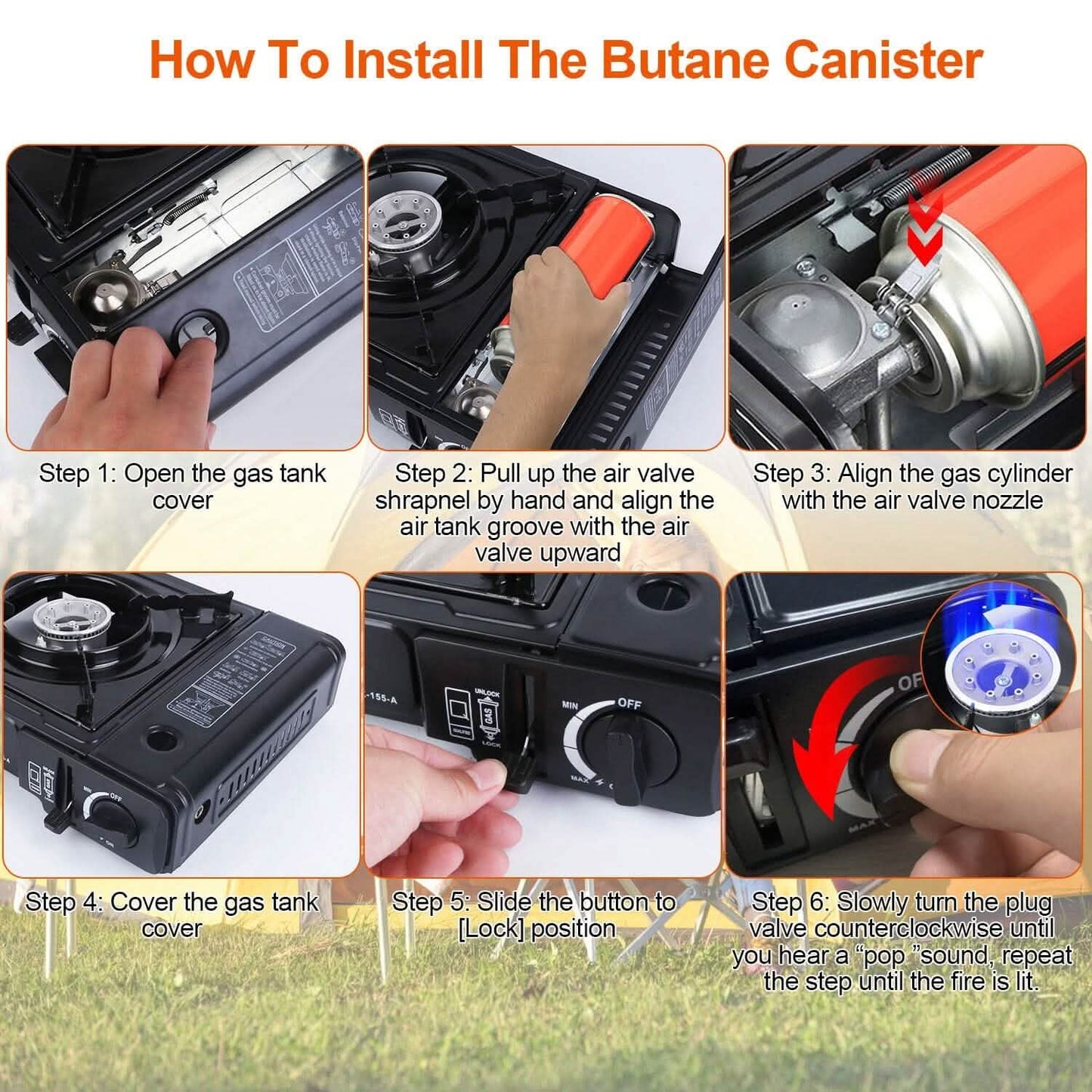 3300W Portable Camping Stove