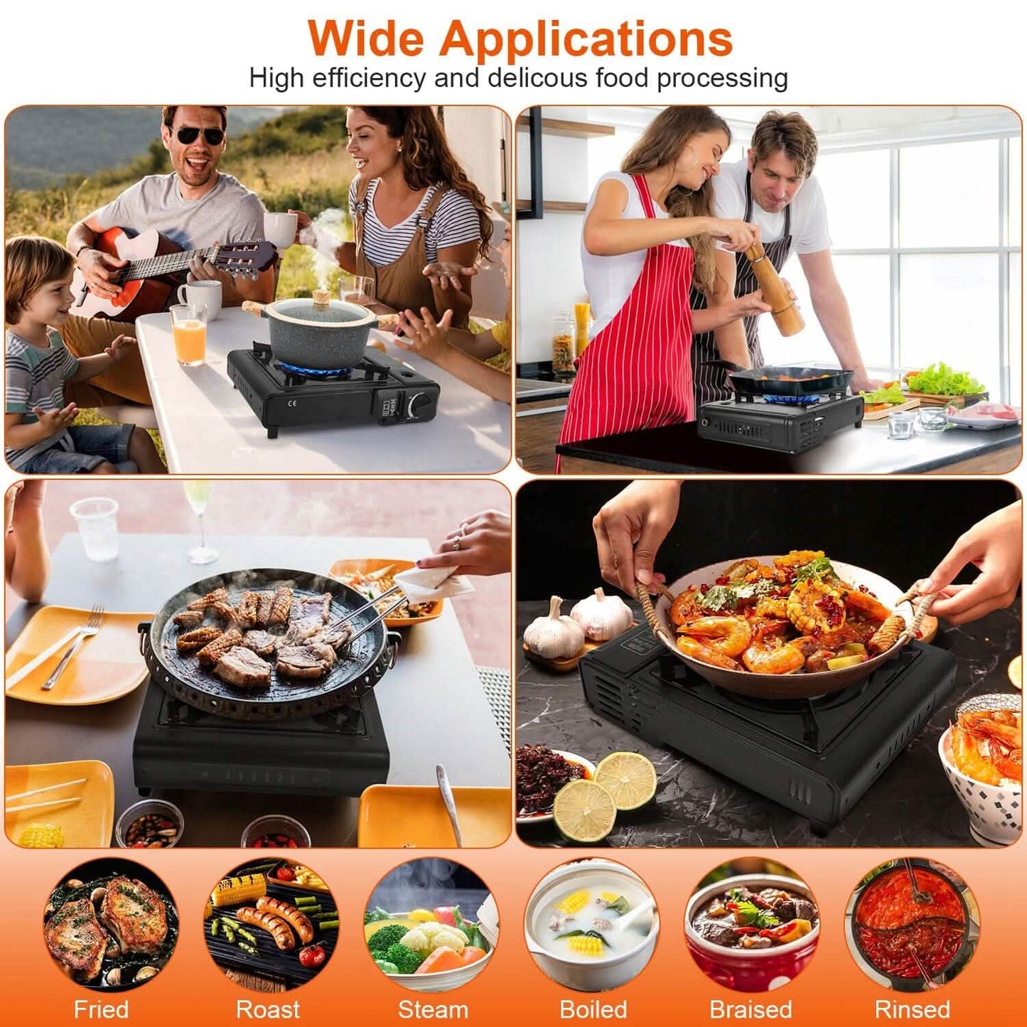 3300W Portable Camping Stove