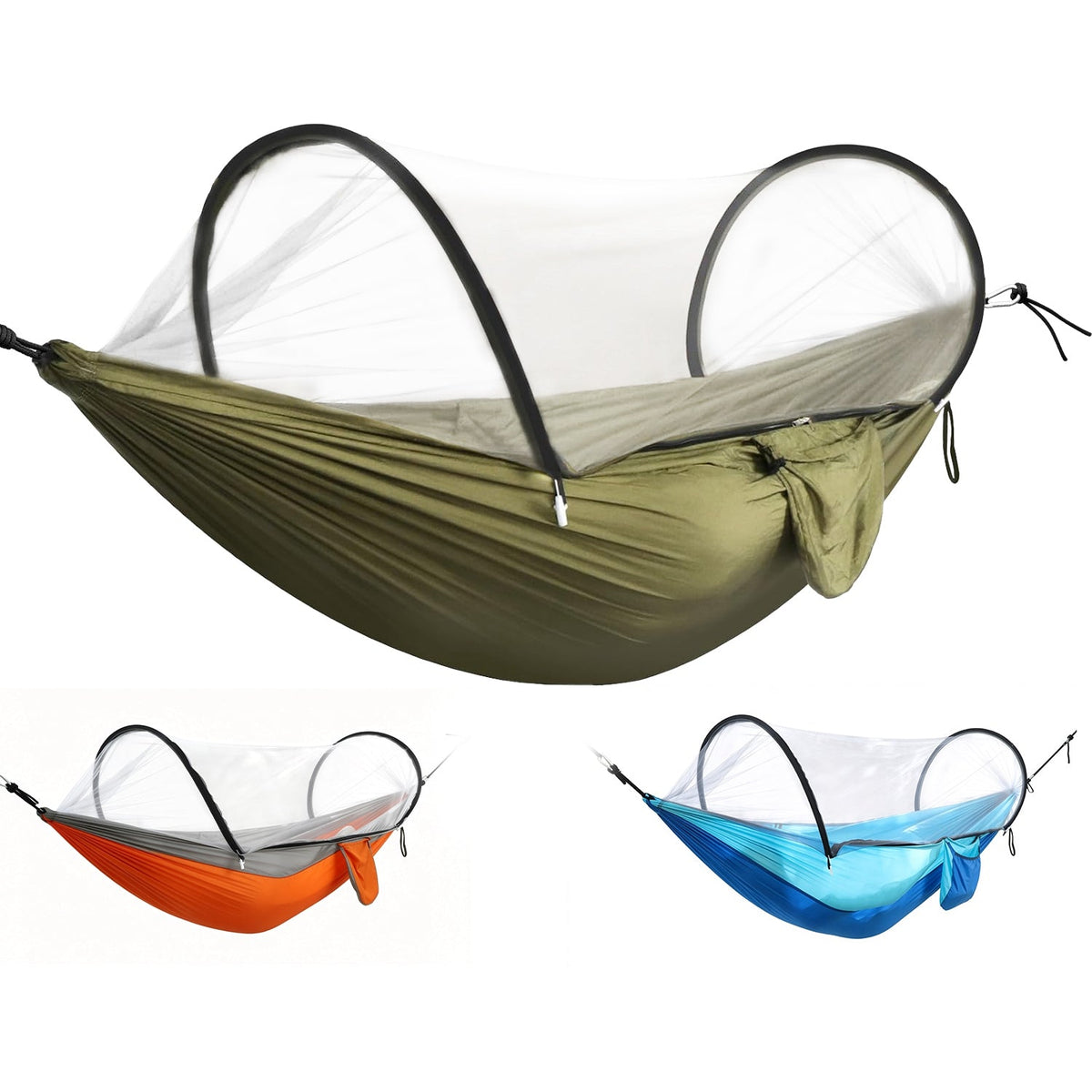 Hammock with Mosquito Net 3-in-1 Portable 440lbs