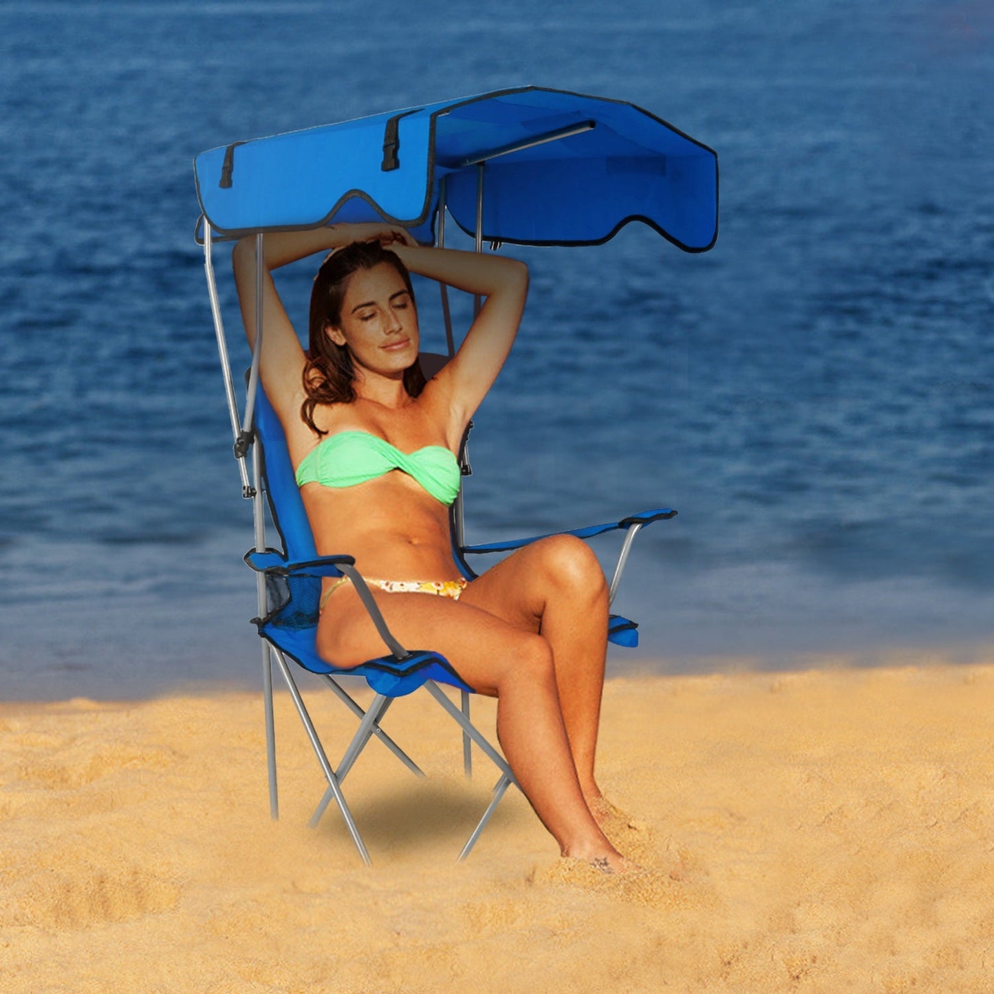 Canopy Chair 330LBS w/ Cup Holder
