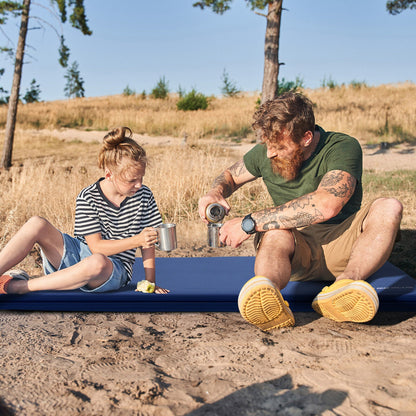 Self-inflating  Folding Foam Sleeping Cot