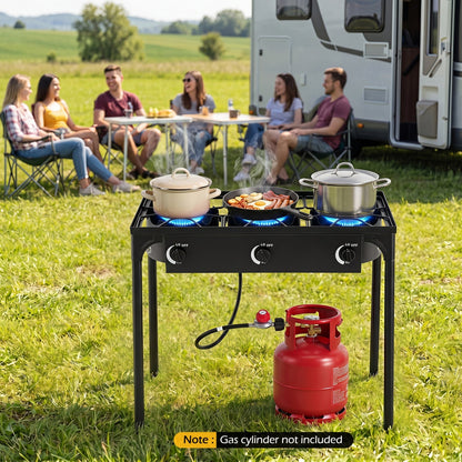 3 Burner Propane Stove 240000 BTU