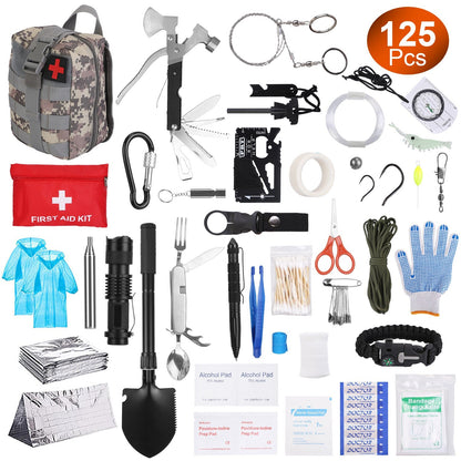 125Pcs Professional Emergency Survival Gear