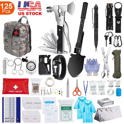 125Pcs Professional Emergency Survival Gear