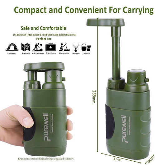 Multi-Stage Emergency Water Filter