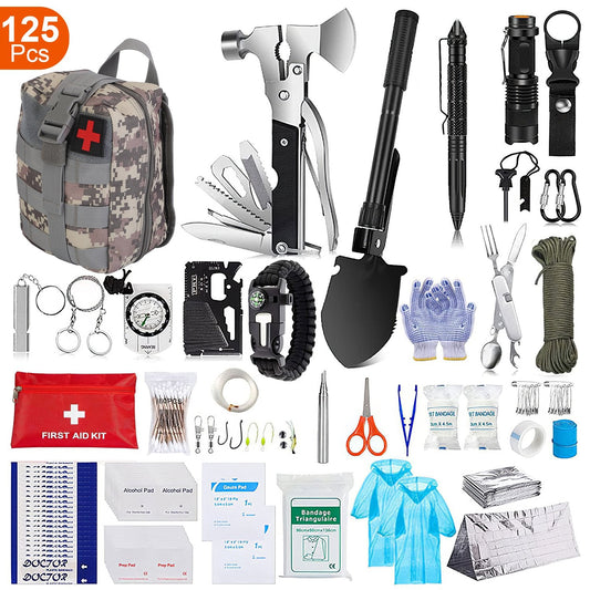 125Pcs Professional Emergency Survival Gear
