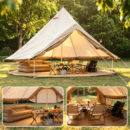 Oxford Bell Tent 13.1FT with Stove Jack