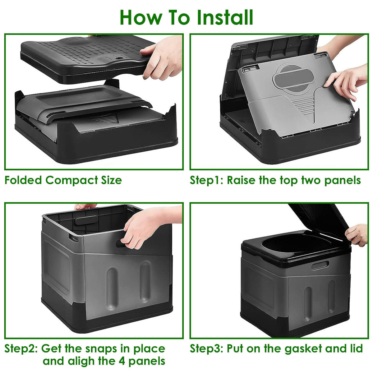 Portable Toilet  with Carry Bag