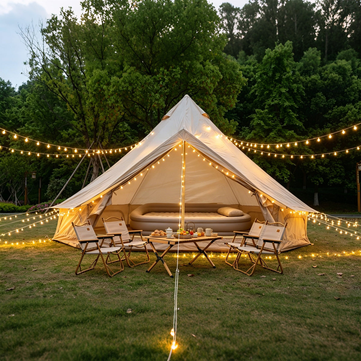 Oxford Bell Tent 13.1FT with Stove Jack