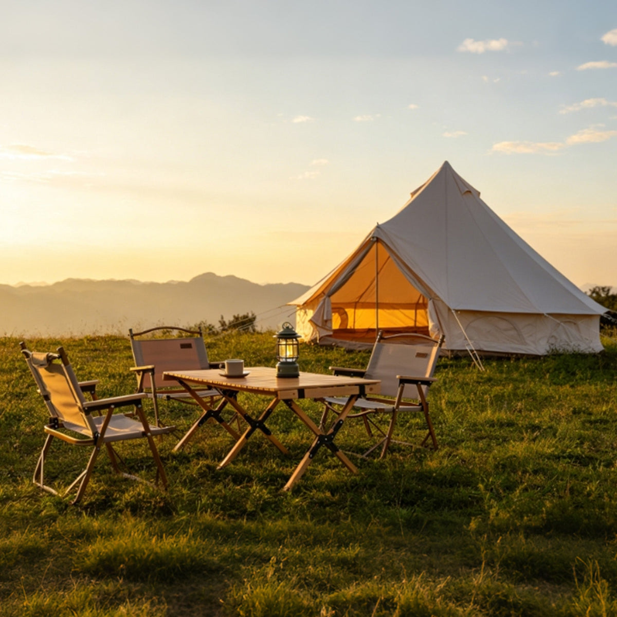 Oxford Bell Tent 13.1FT with Stove Jack