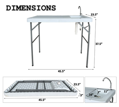 Table w/Sink and Faucet